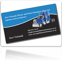 Jaco Vermaak Diesel- and Petrol Mechanic